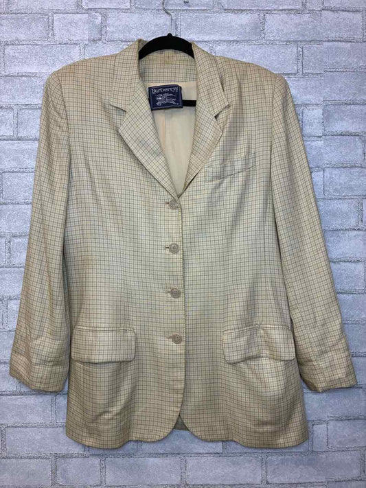 Size L Burberry Tan/Yellow  Blazer