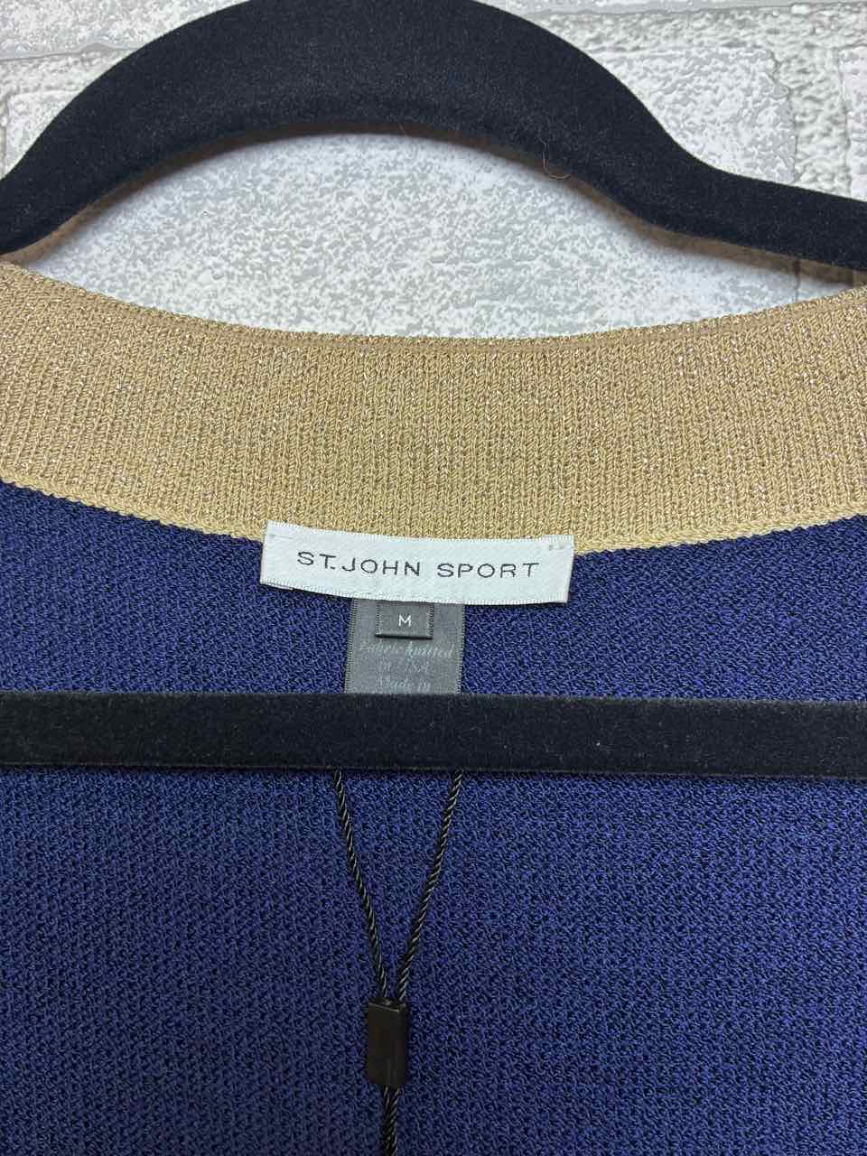 St John Navy Knit Tank Size Med