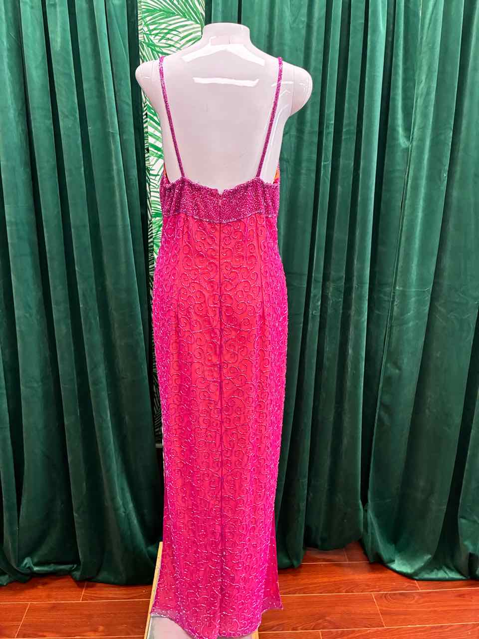 Size L Andretta Donatello Fuschia Dress
