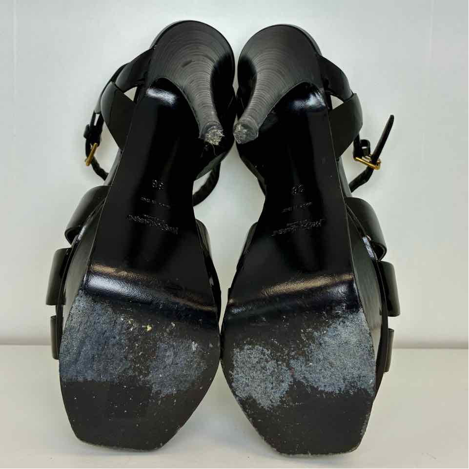 YSL Black Patent High Heel Size 38