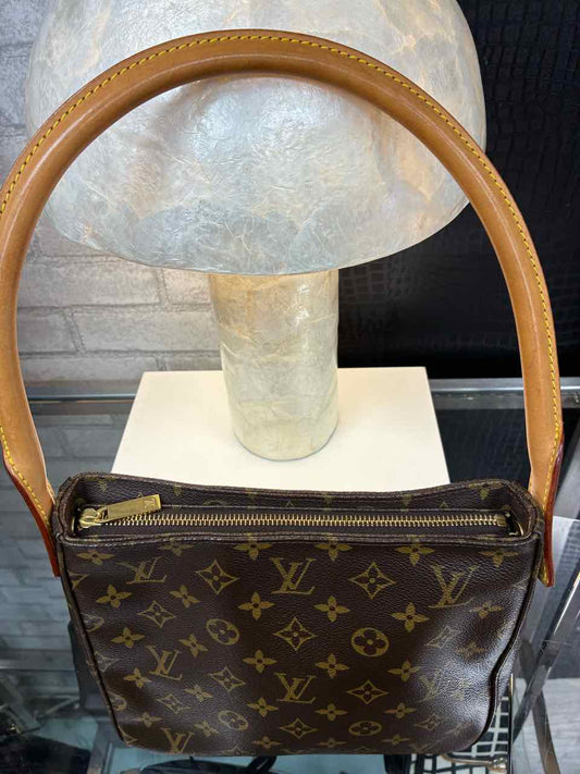 Louis Vuitton Brown  Monogram Canvas Looping MM Purse