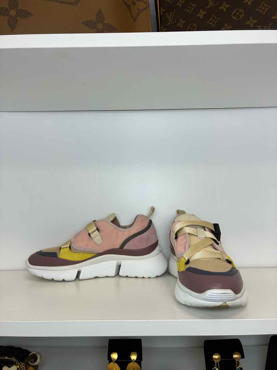Cloe Low Top Canvas Colorblock Sneaker Size 39