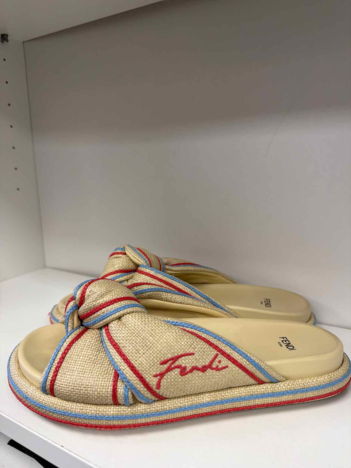 Fendi tan sandals