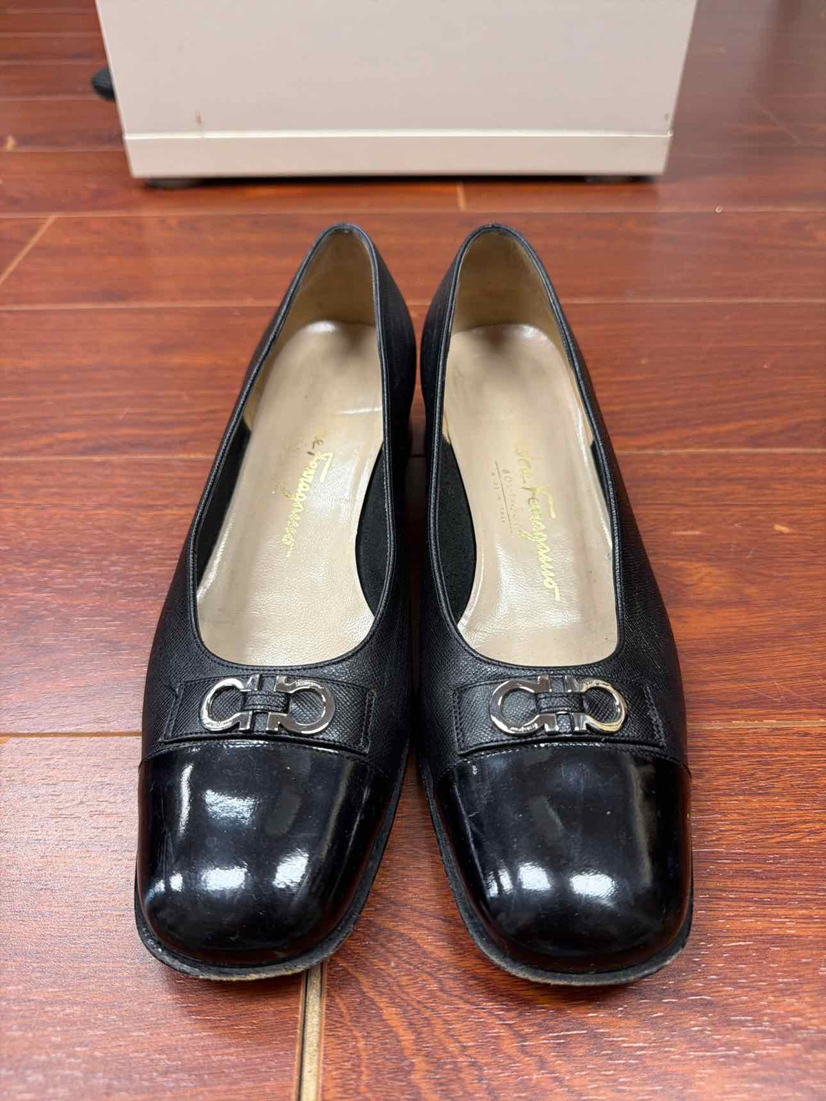 Ferragamo black loafers