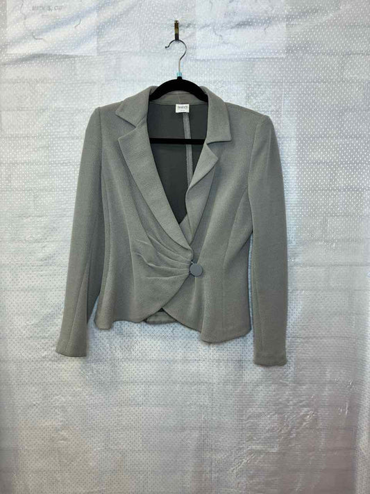 armani collezioni grey wool blazer size small