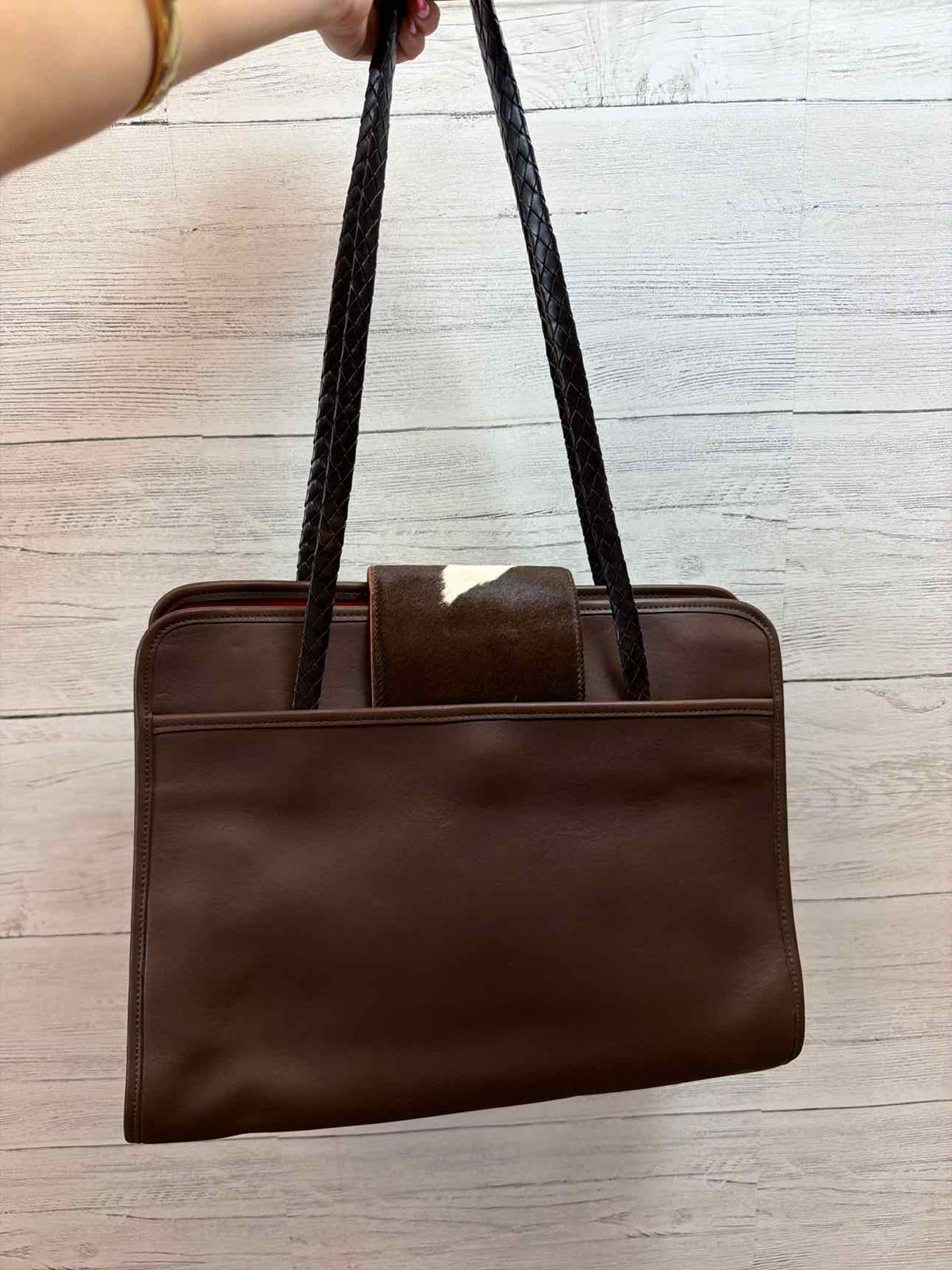 Brighton limited edition cowhide handbag