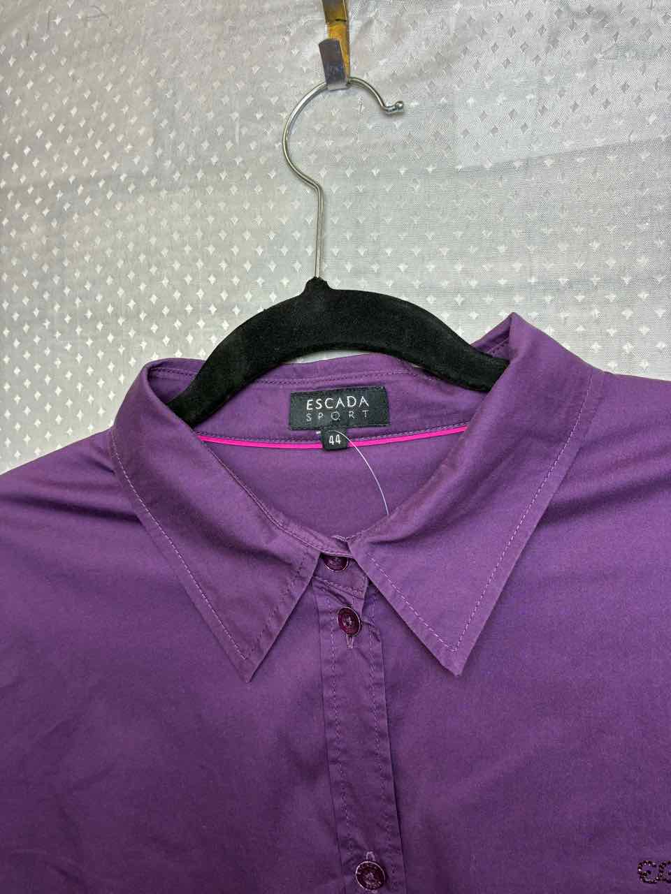 Escada Plum Blouse size 44