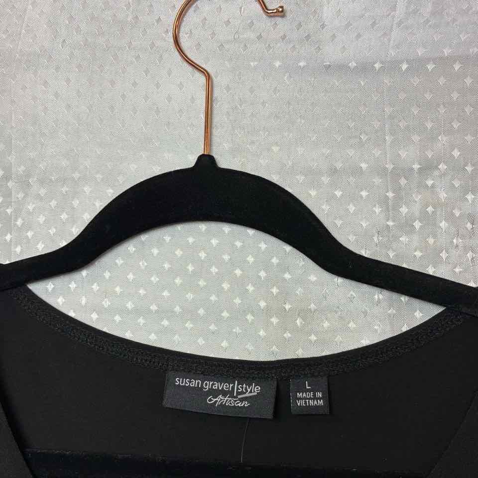 Susan Graver Black Tank Size Large