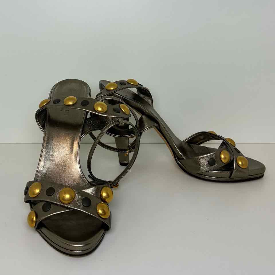 Gucci Bronze Shoe Size 8.5 Pumps