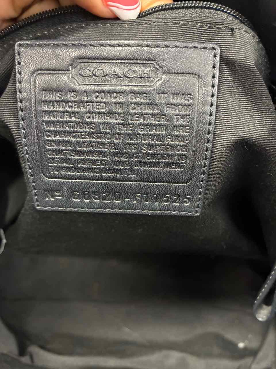 Coach Female Black Purse