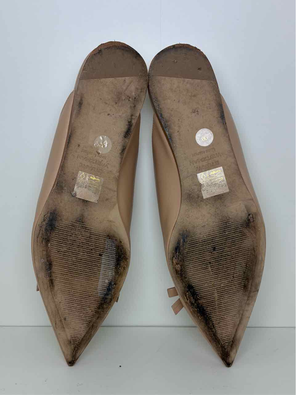 Stuart Weitzman Beige Shoe Size 9 Mules