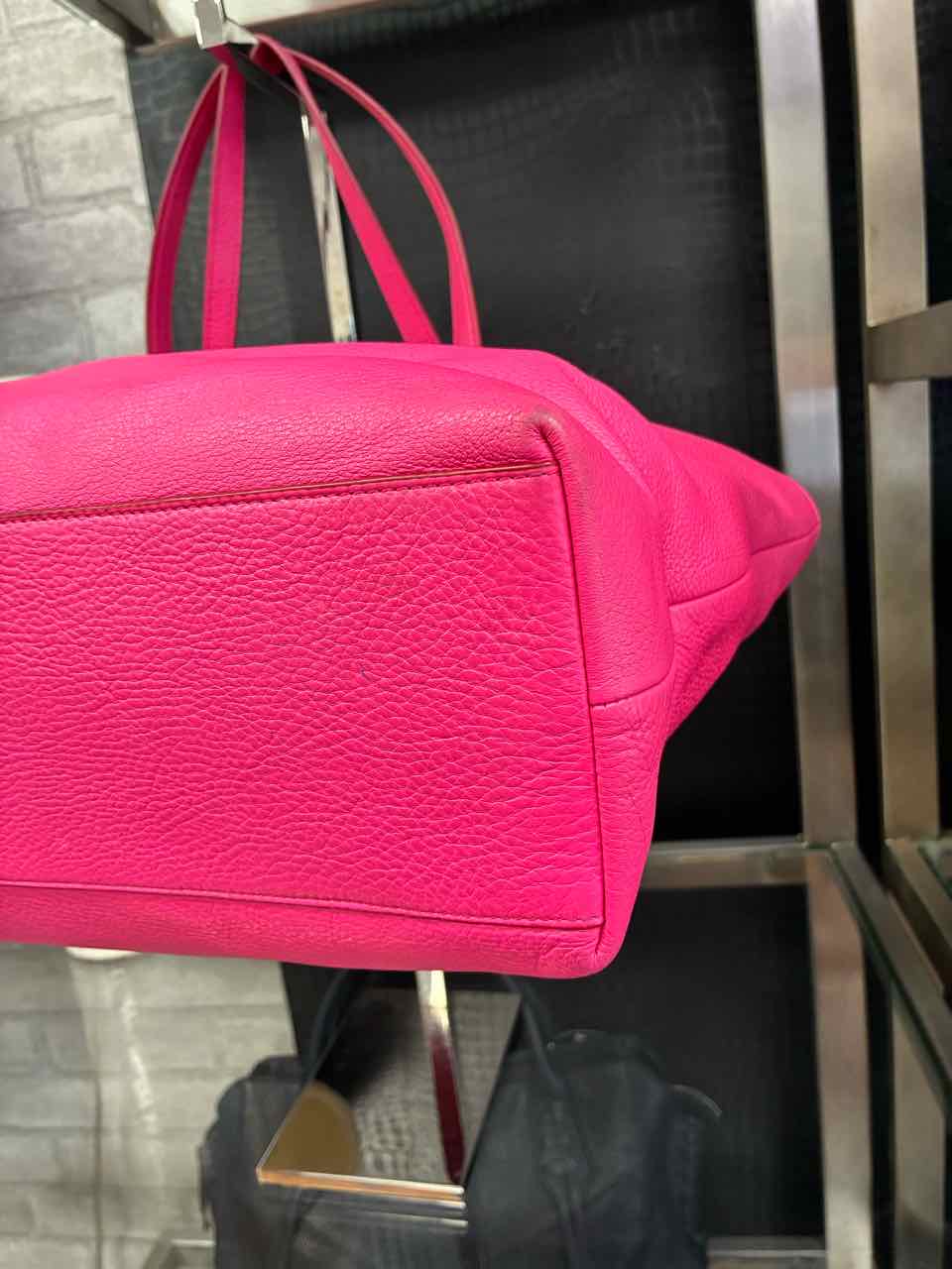 Coach Ellis tote in hot pink pebbled leather