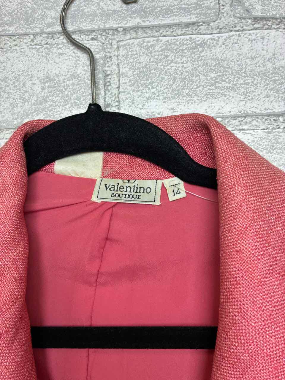 Vintage Valentino Boutique pink/red jacket 14