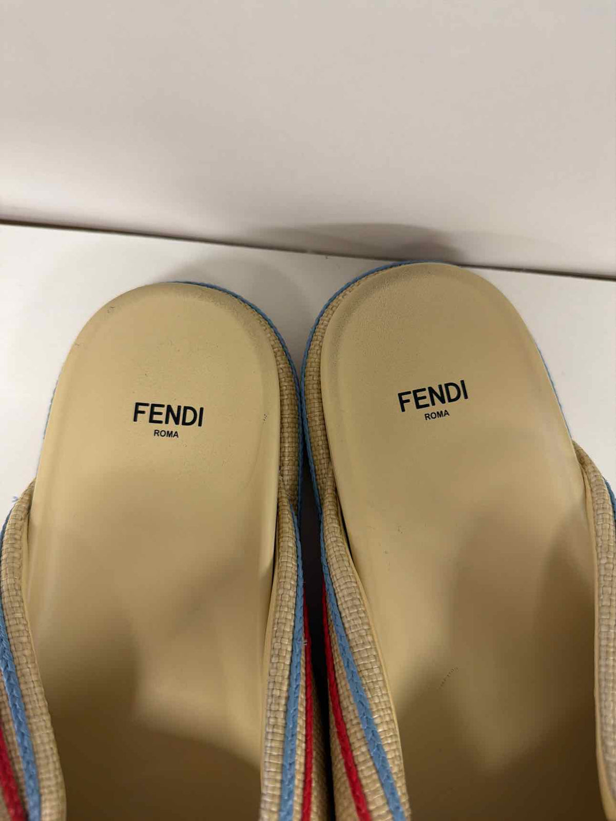 Fendi tan sandals