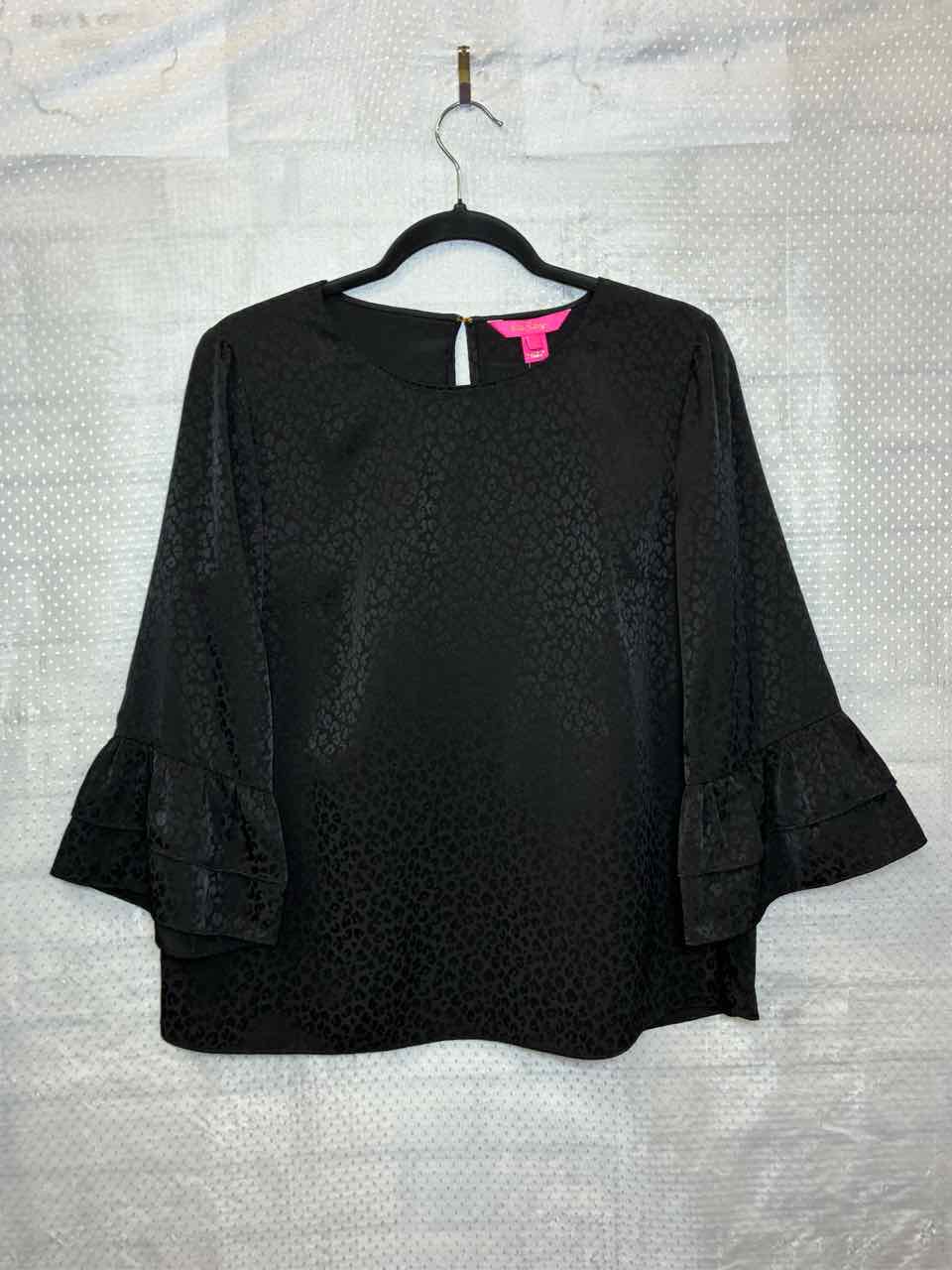 Lilly Pulitzer black Blouse size Med