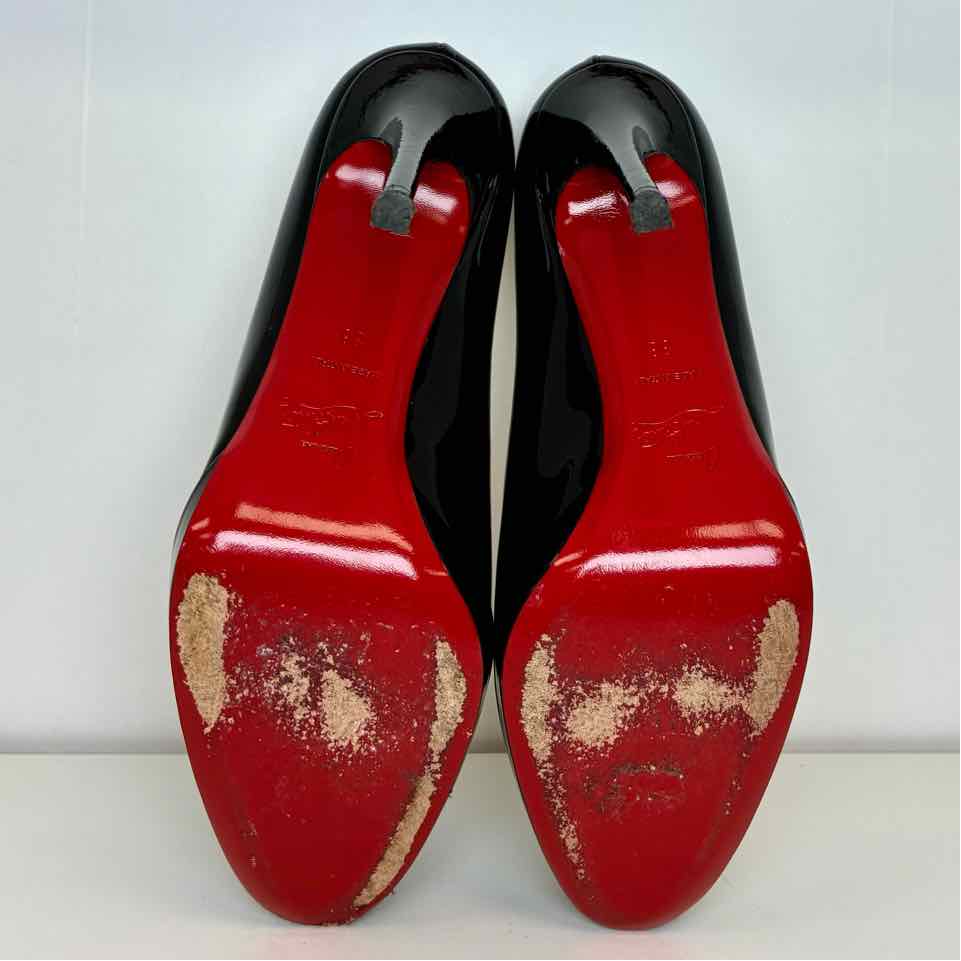 CL black Patent High Heels size 38