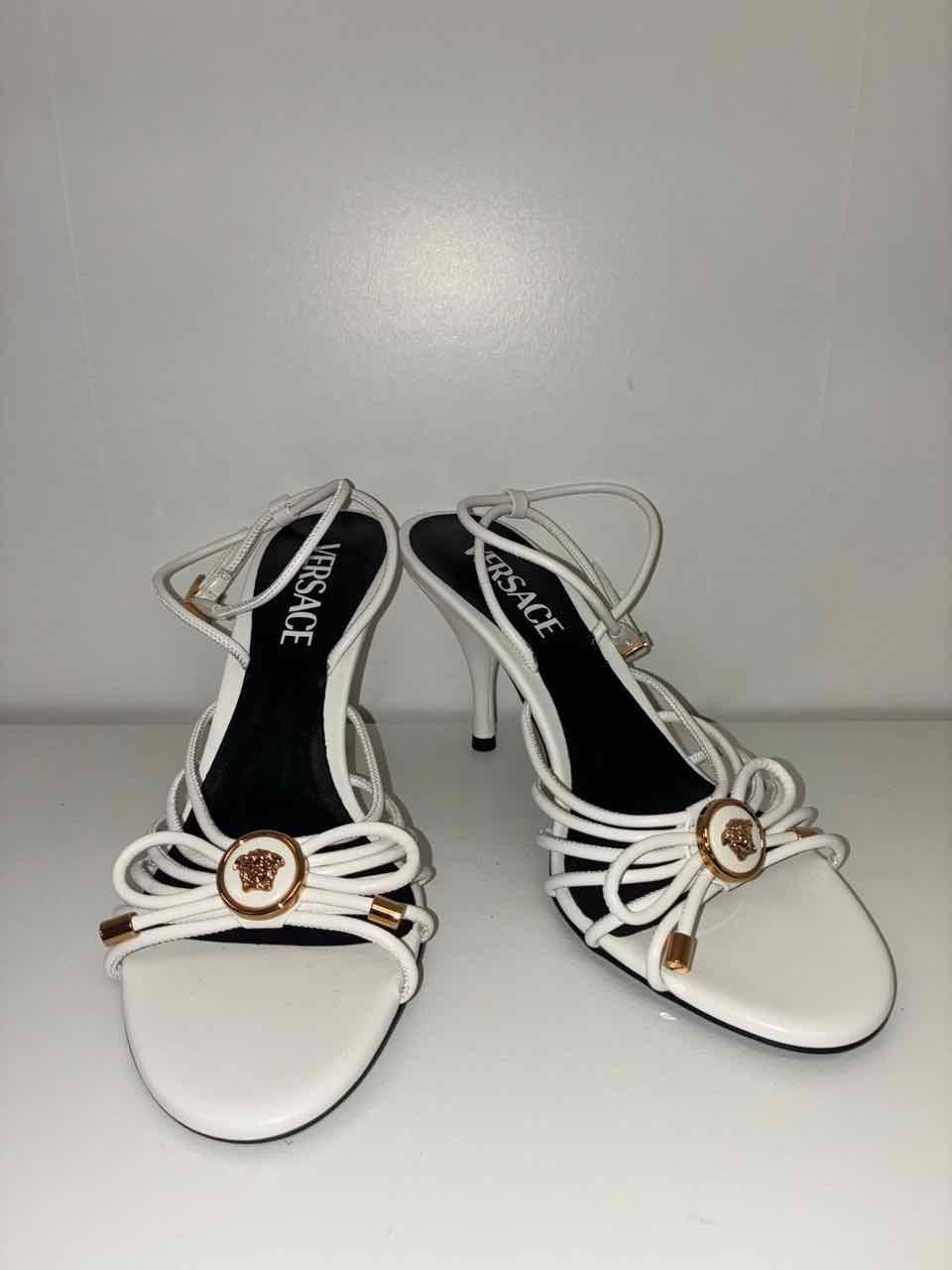 Versace Opera Bow Nappa Sandals 85mm Size 36