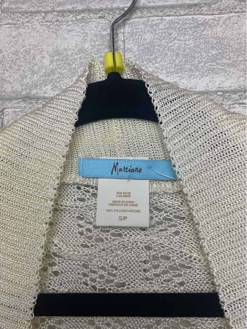 Marciano Small Cream Open Knit Shawl