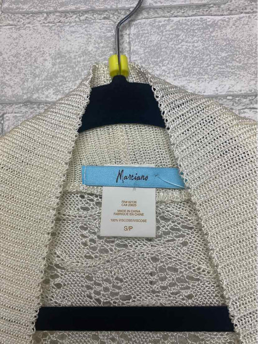 Marciano Small Cream Open Knit Shawl