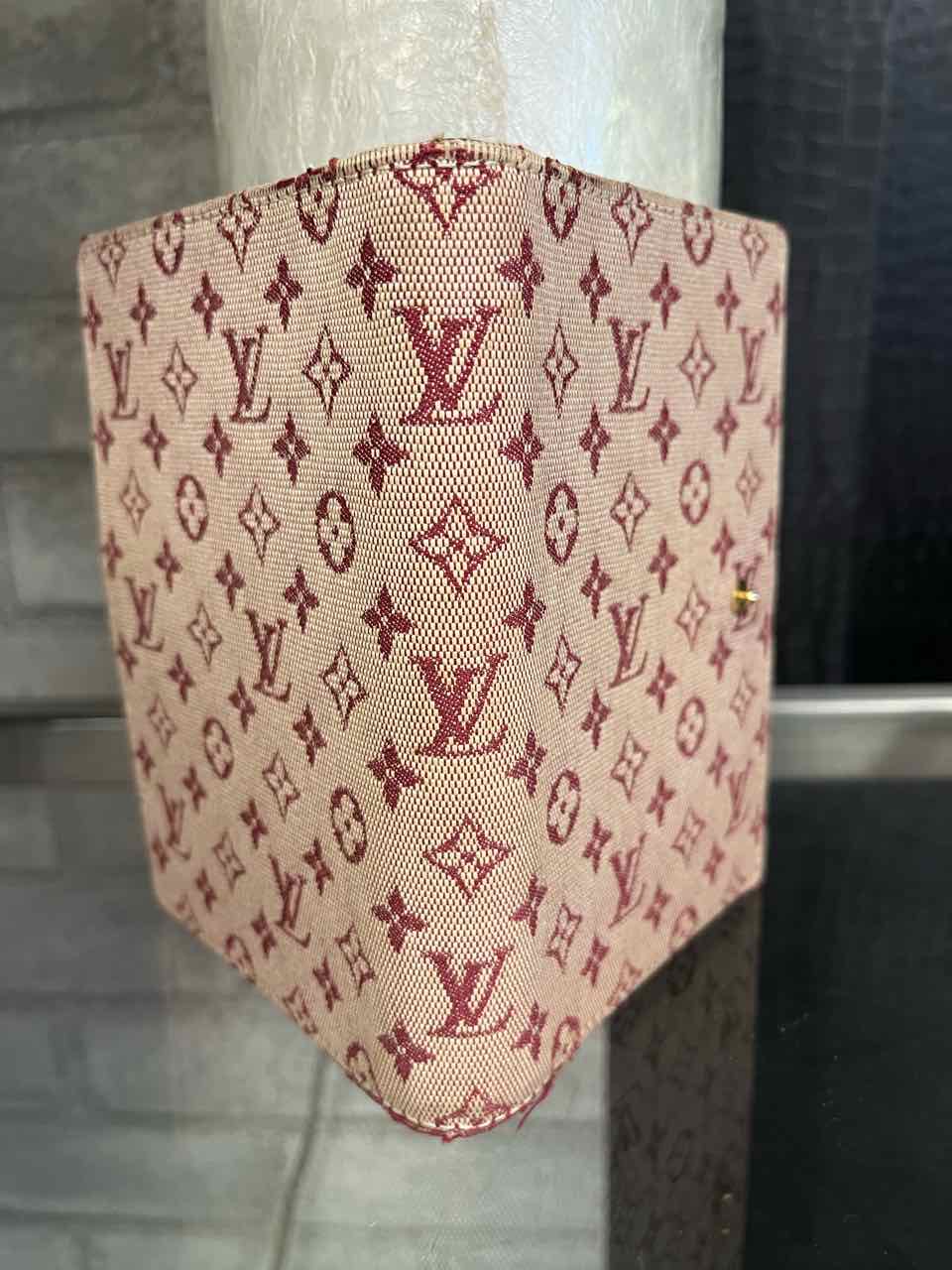 Louis Vuitton Mini Lin PM Red Agenda / Passport Holder