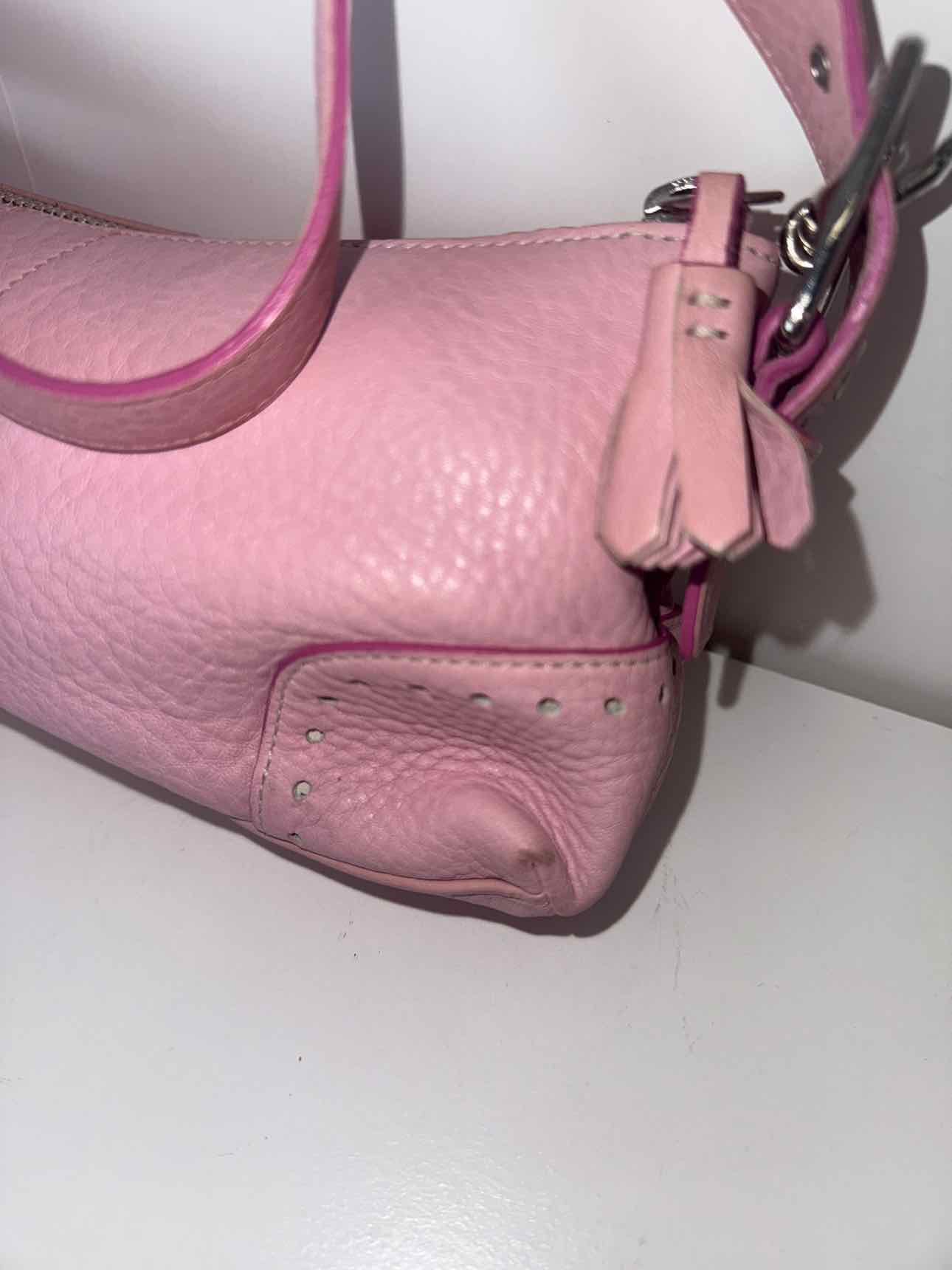 Coach Pink Vintage Leather Shoulder Bag