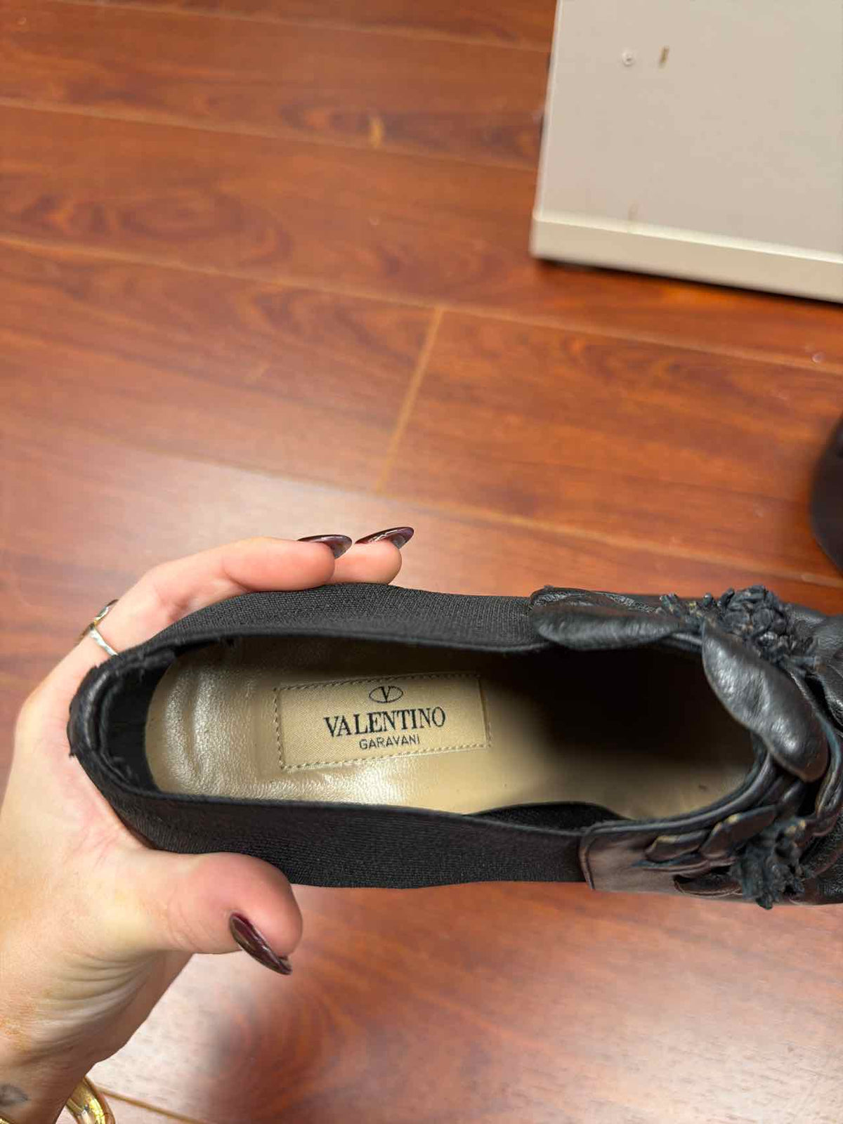 Valentino black heel