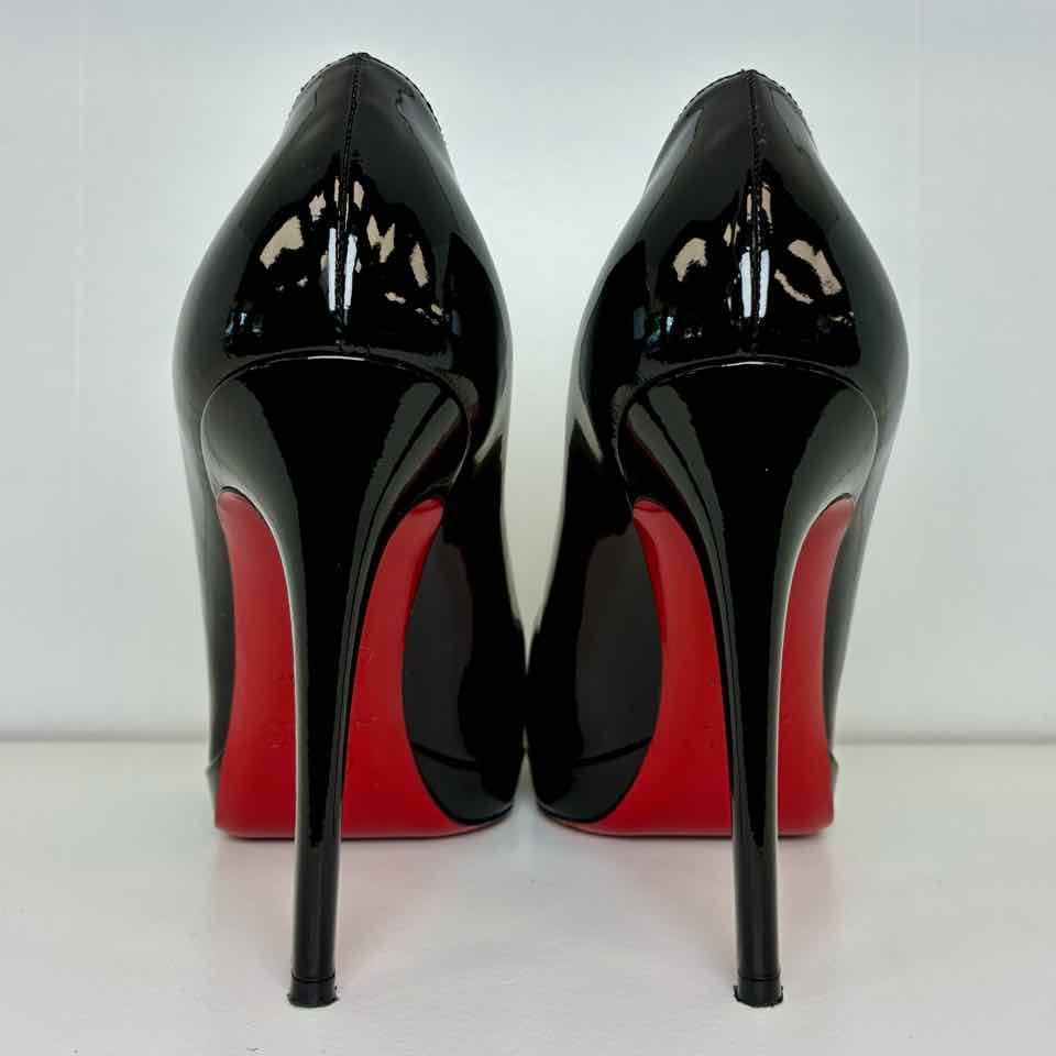 CL black Patent High Heels size 38