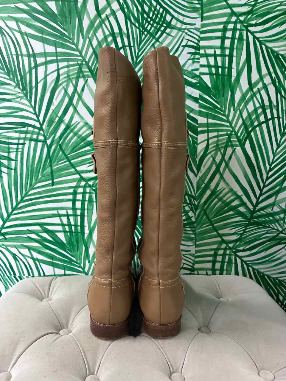 Chloe Size 39 Beige Riding Boots