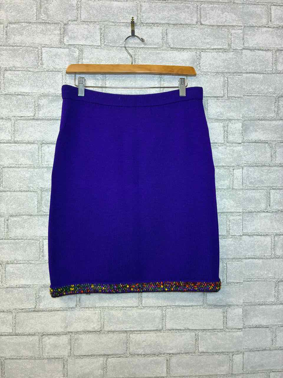 St John Two Pc Purple Suit size 6