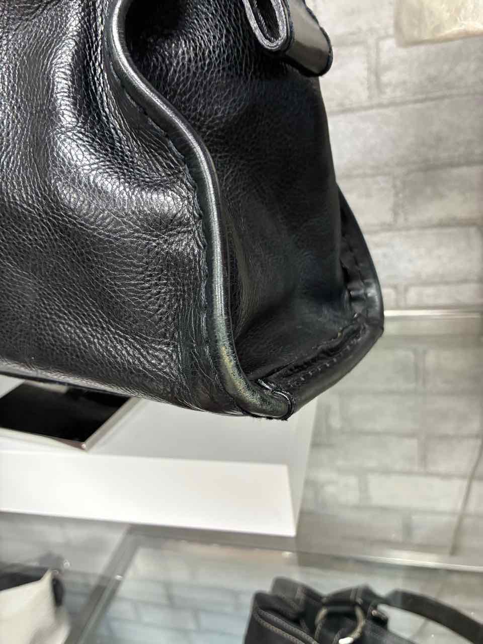 Vintage Chloe Edith Black Leather Hand Bag