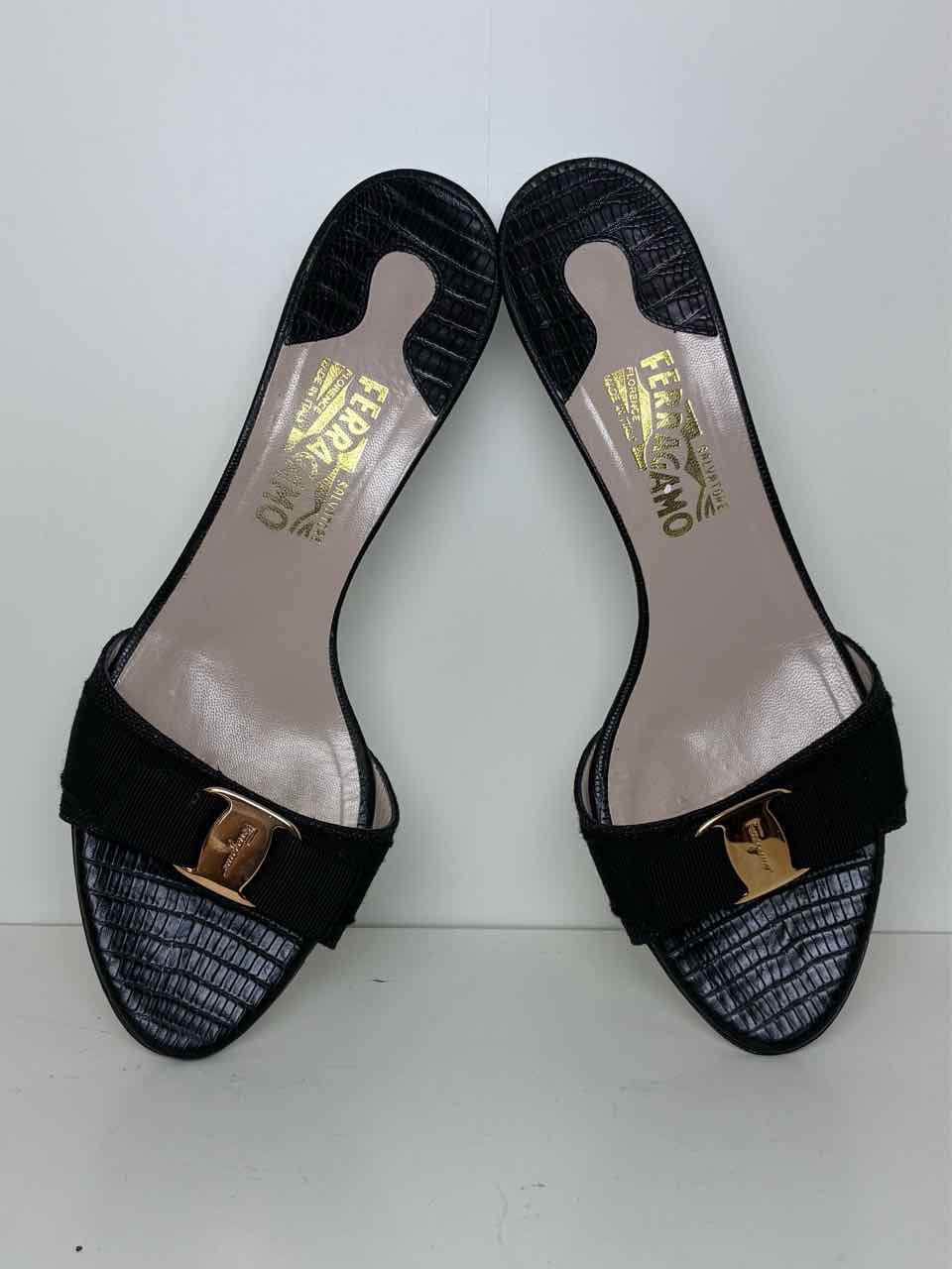 Ferragamo Black Shoe Size 11 Pumps