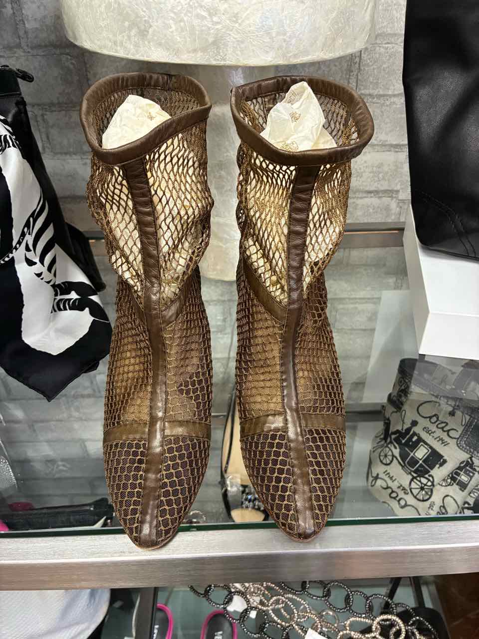 Nunn Bush Brown Mesh Shoe Size 8.5 Boots