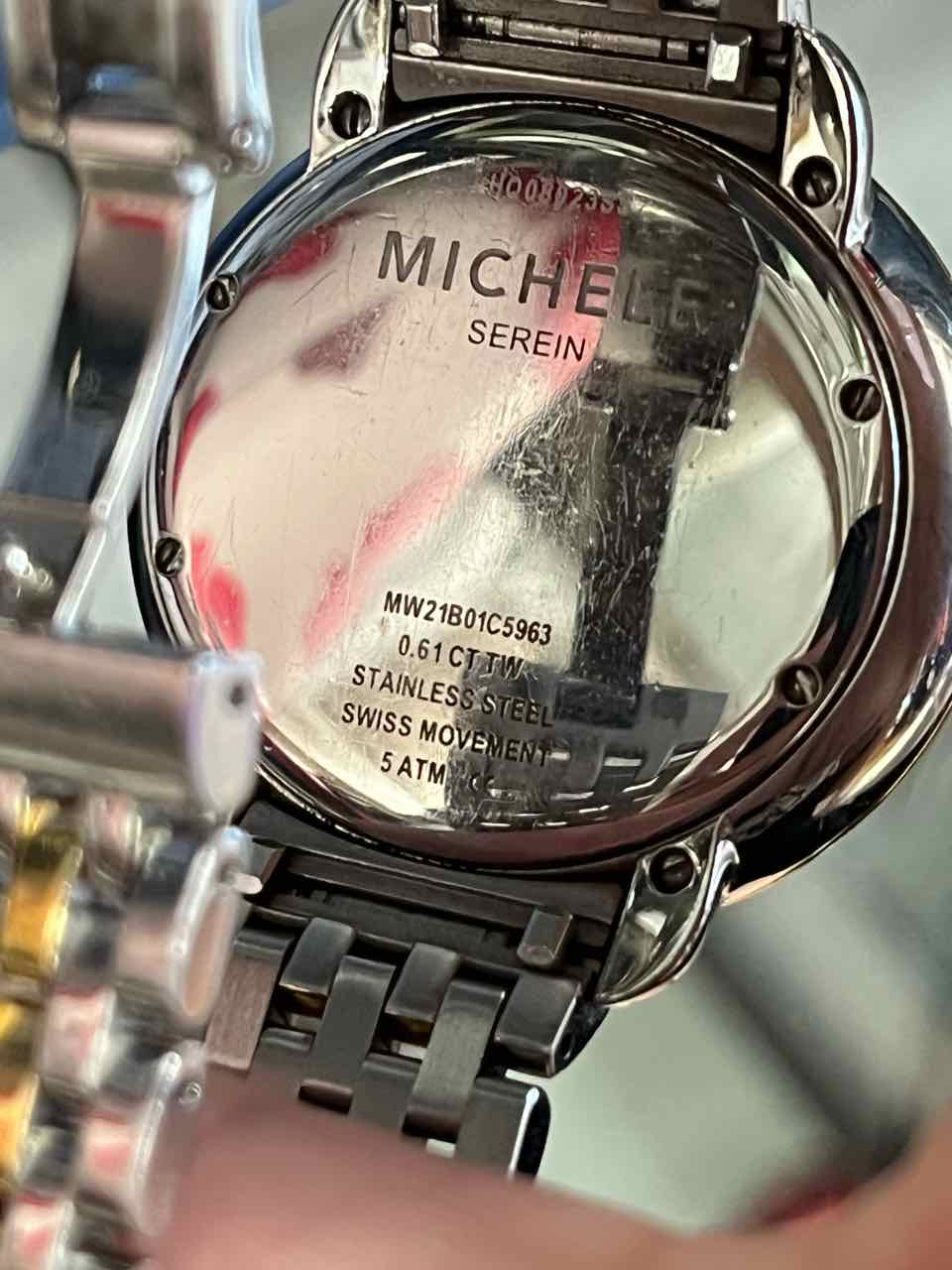 Michele Serien Mid 2 tone Diamond Bezel  Wristwatch