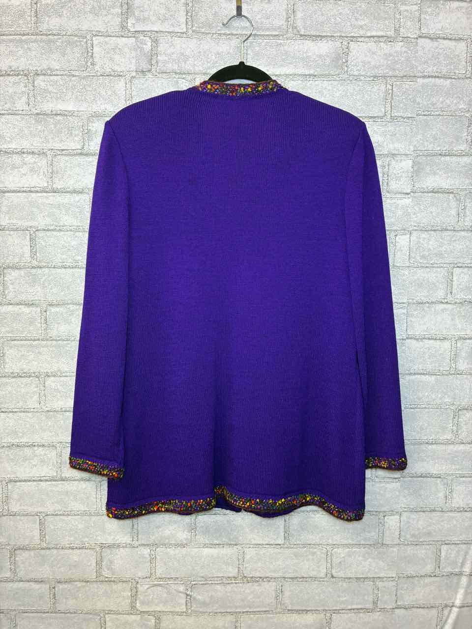 St John Two Pc Purple Suit size 6