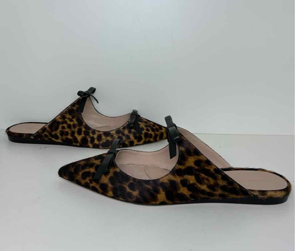 Stuart Weitzman Leopard Print Shoe Size 9 Mules