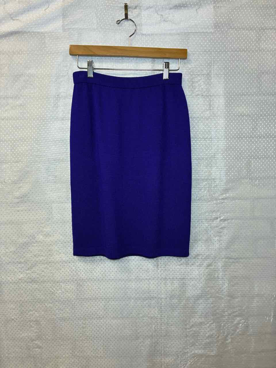 St John Knit Purple Skirt Size 4