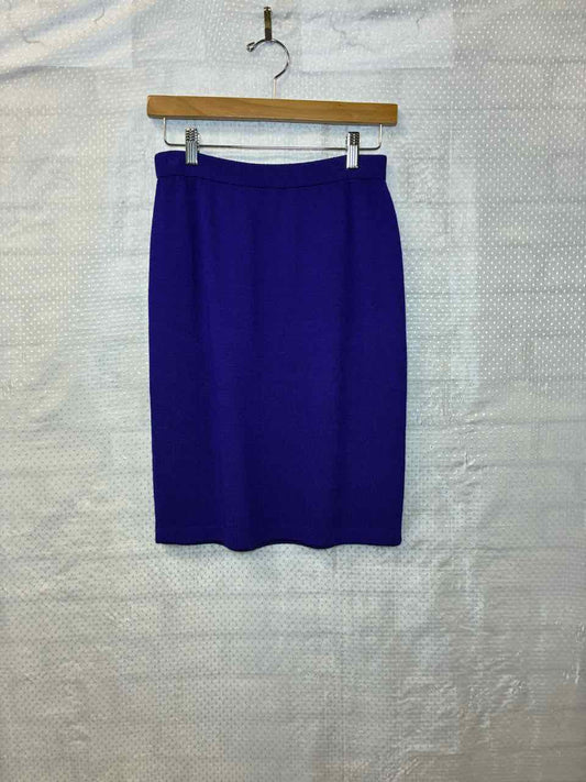 St John Knit Purple Skirt Size 4