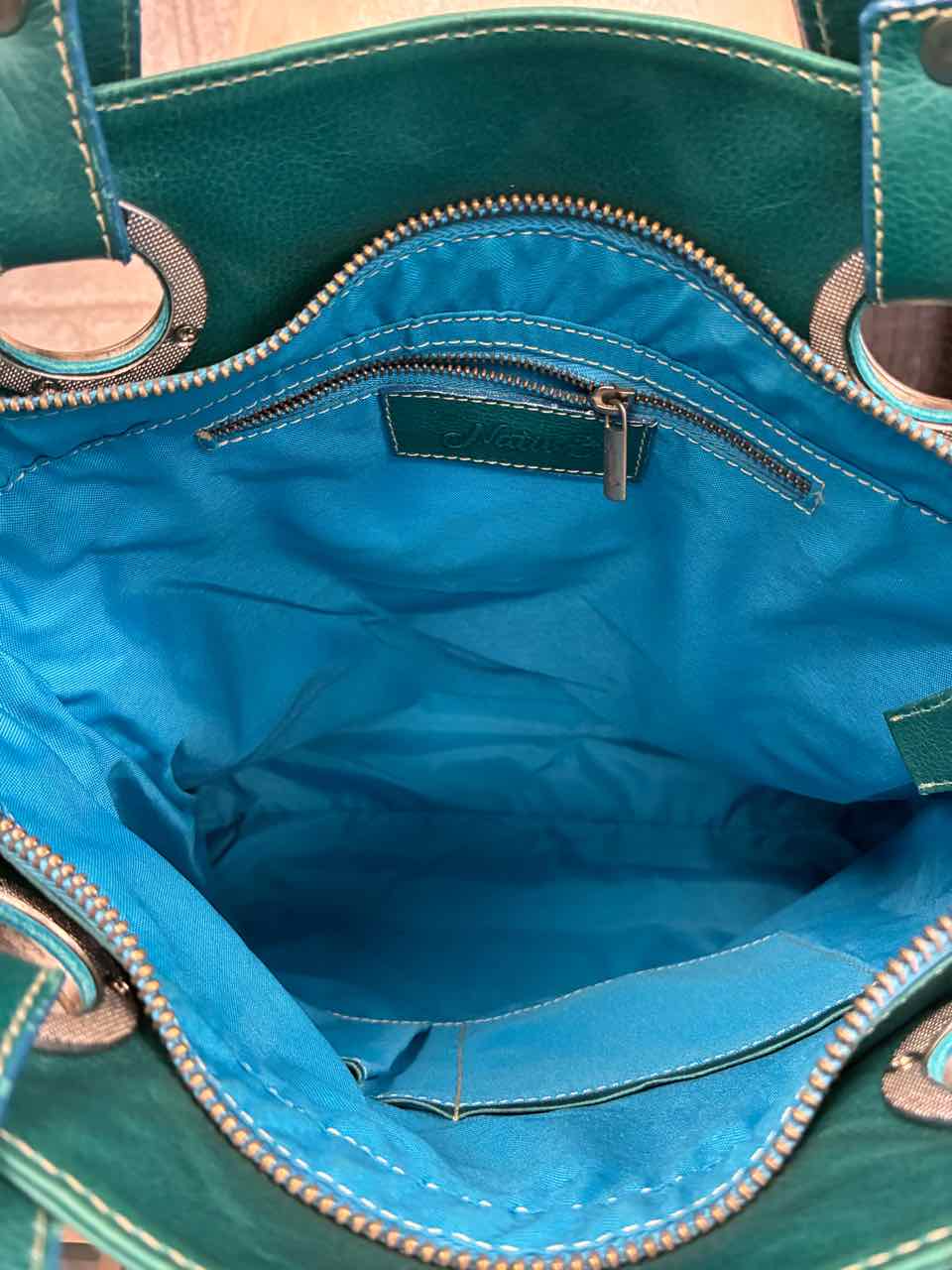 Mola Female Teal Purse
