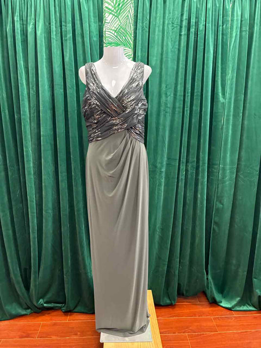 Size 10 Lauren Ralph Lauren Gray Dress