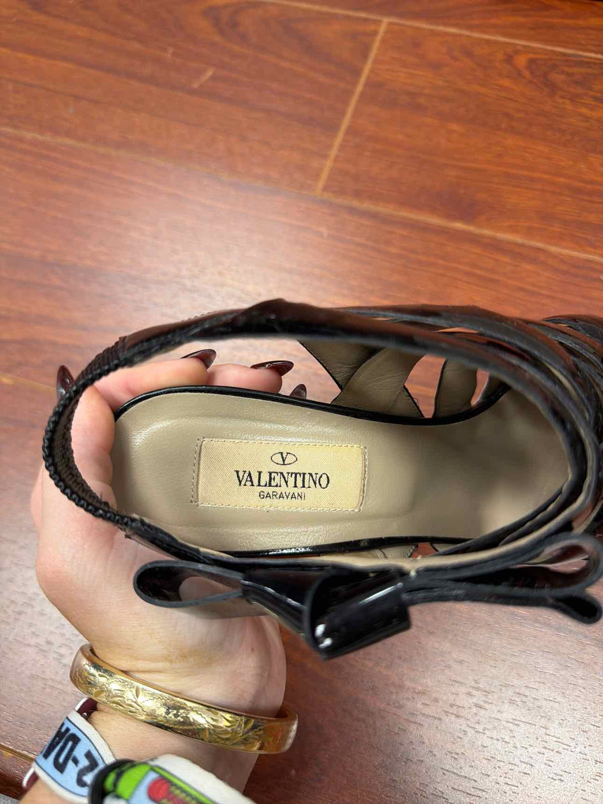 Valentino black heel