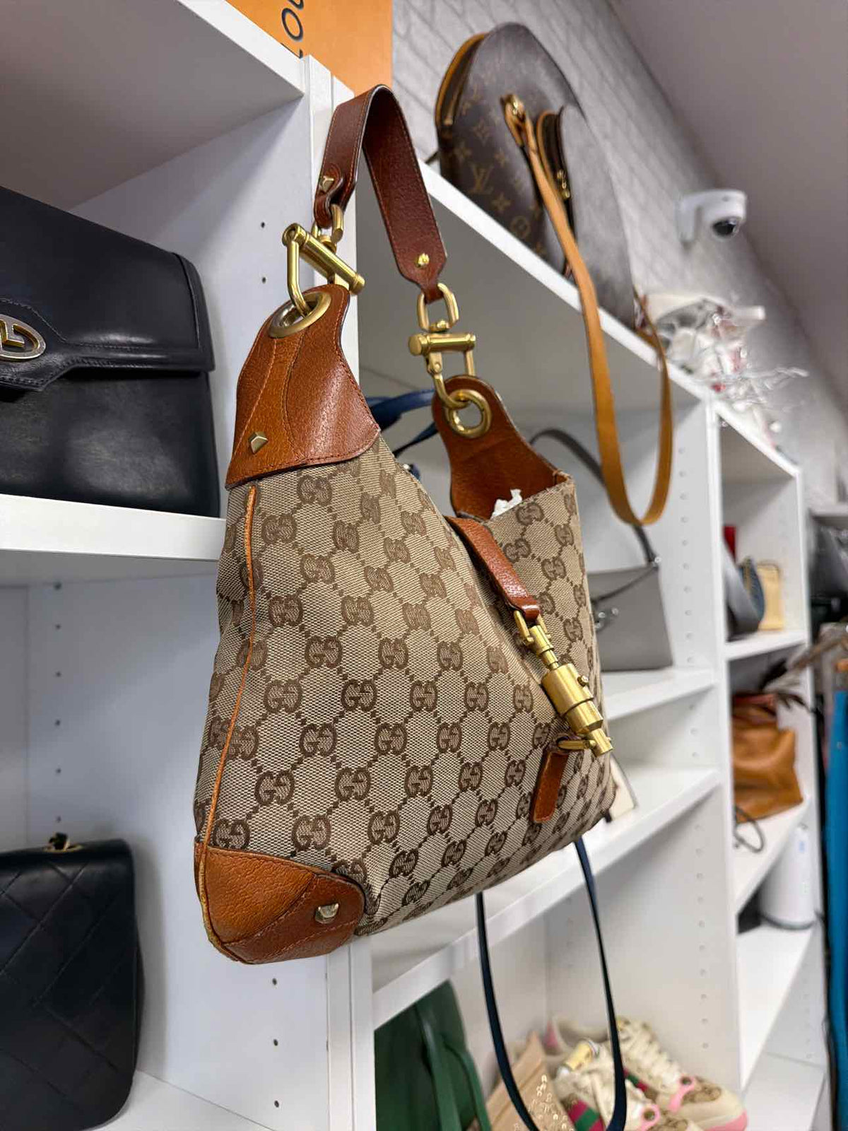 Gucci Vintage GG Monogram Jackie SHoulder Bag