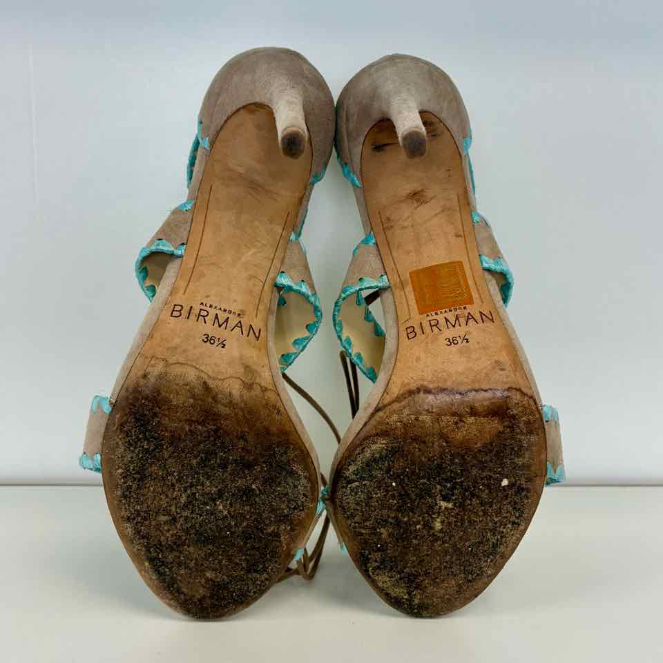 Alexandre Birman Beige Suede 36.5