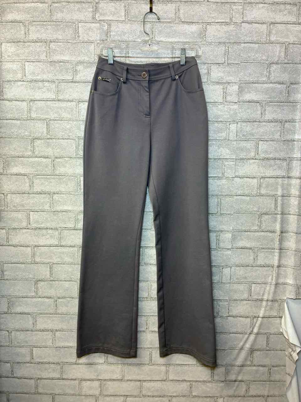 St John Knit Grey Pants Size Small